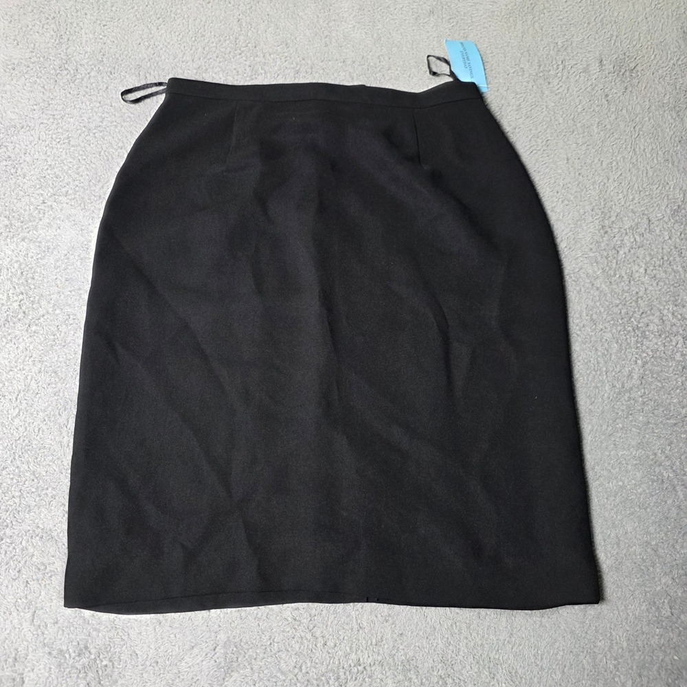 John Paul Richard Womens 10 Pencil Skirt Black Lined Business Formal 408582